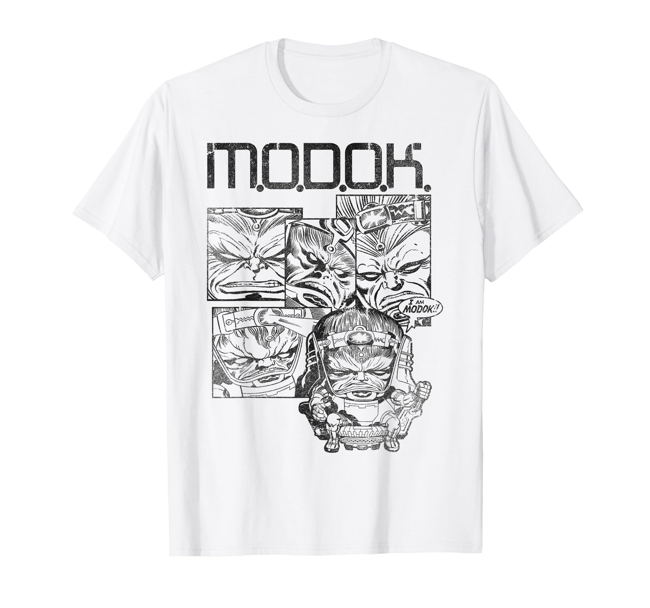 T-shirt Marvel MODOK motif imprimé cases de bande dessinée - 2