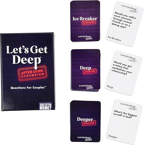 Miniatura 11 de Let's Get Deep de Relatable, juego de cartas de preguntas para parejas, ideal para citas, regalos de pareja, de boda y de relaciones a larga