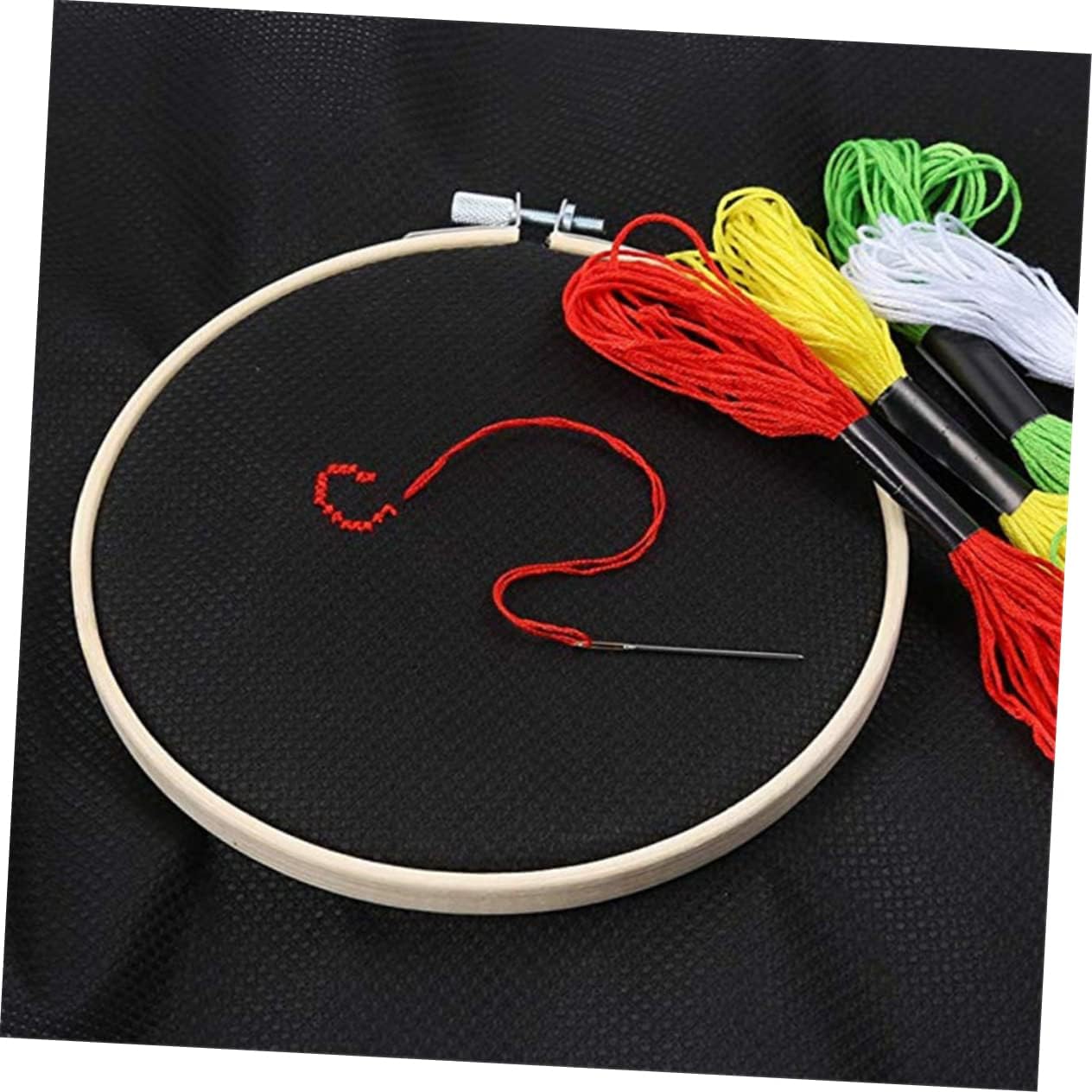 Cross-Stitch Fabric for Embroidery 4pcs DIY Needlework Cloth