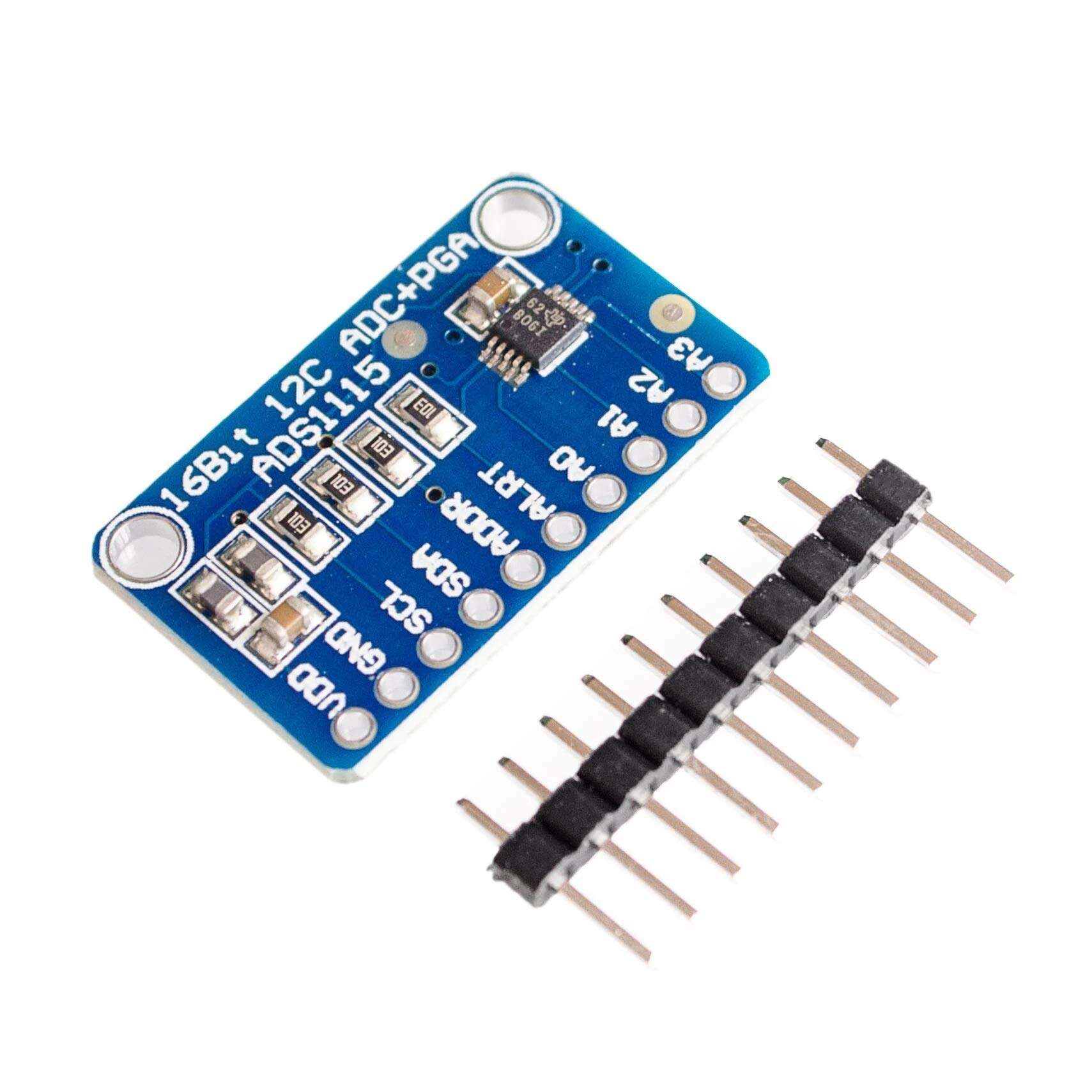 5pcs ADS1115 Module ADC Module 16Bit I2C 4-Channel ADS 1115 | 5pcs Ads1115 Modulo 16 bit ADC I2c 4 canali con amplificatore di guadagno per Arduino RPI