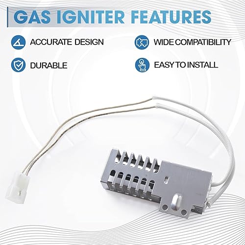 Miniatura 5 de Encendedor de horno de gas W10918546 de Seentech; funciona con Whirl-pool, Ama-na, Es-tate; Sustituye a los números de pieza: AP6037202, 98005652,