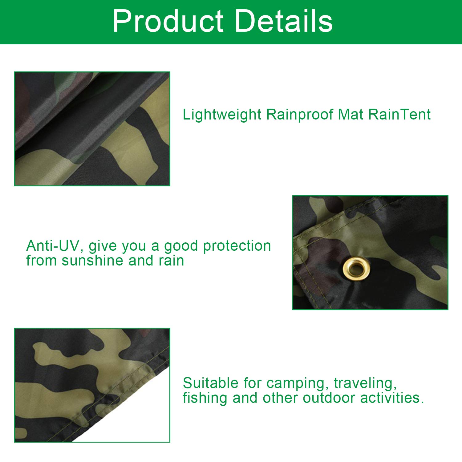 Telone Mimetico Impermeabile 3x2.9m - Leggero E Resistente - Foto 5