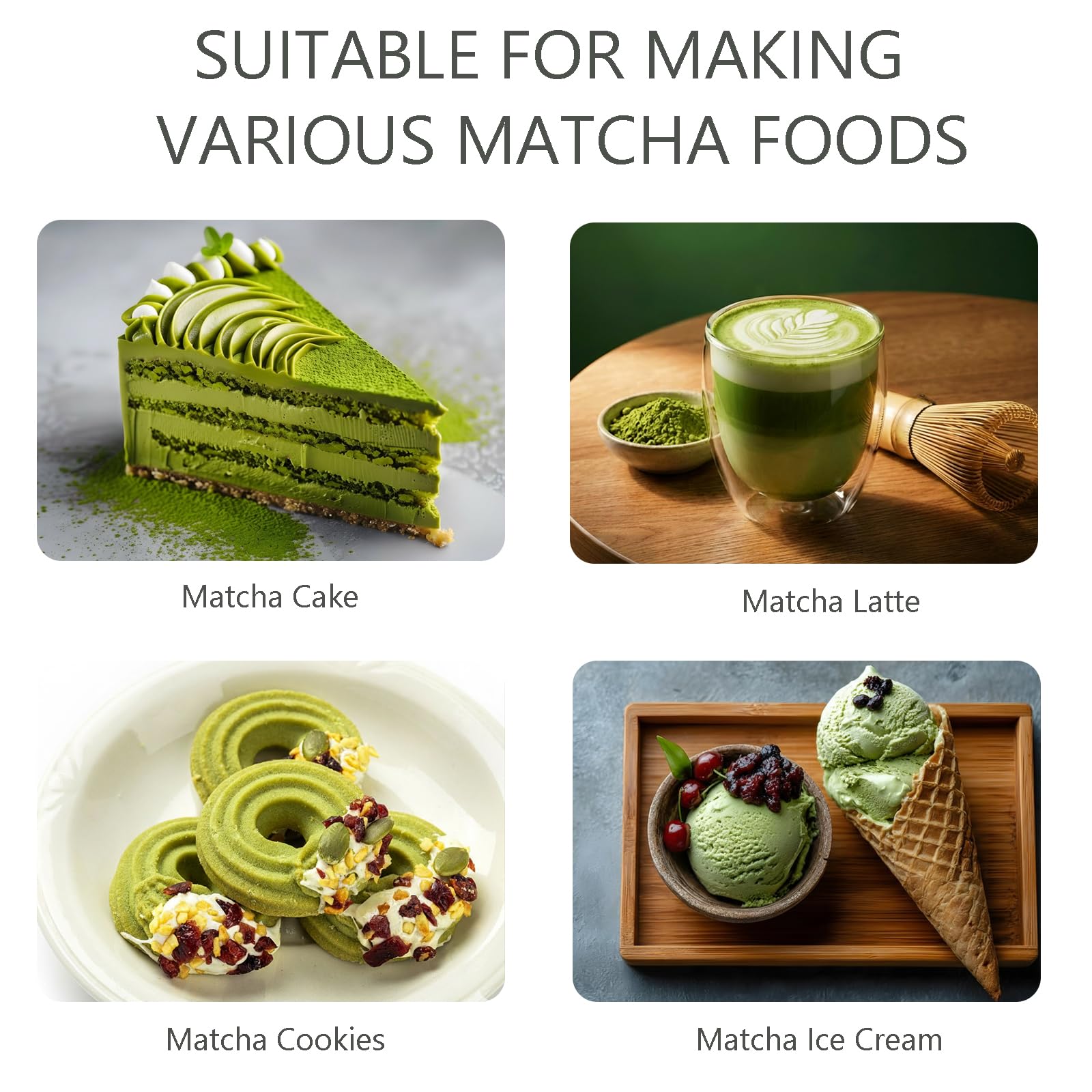 Set di 8 fruste Matcha, kit per matcha, con ciotola in ceramica, frusta in bambù, porta frusta, cucchiaio, paletta, supporto, setaccio e tappetino da tè, set regalo per principianti e amanti