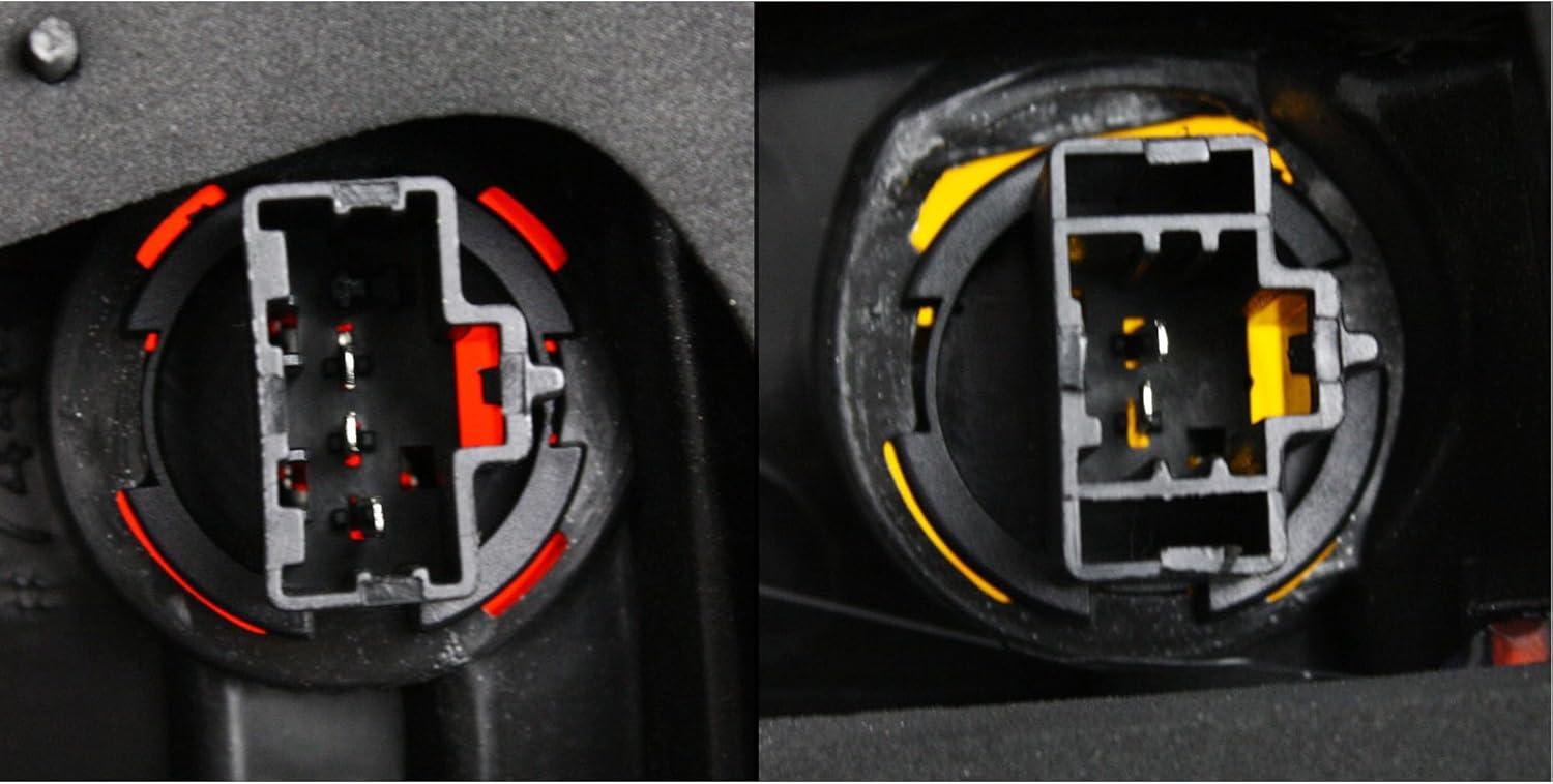 Garage-Pro Driver Side Inner and Outer Tail Light for Honda Accord 2001-2002 Sedan Halogen With bulb(s) Fits DX, EX, LX, SE & Value Pkg; Mounts on Trunk Lid Replaces# 33551S84A11-PFM, 34156S84A11-PFM