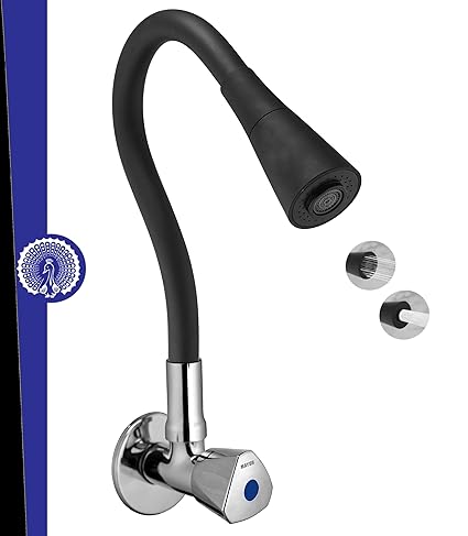 MAYUR �CICH, Brass Kitchen Tap for Sink with Flexible Dual Spout Swivel Spout (TRI)