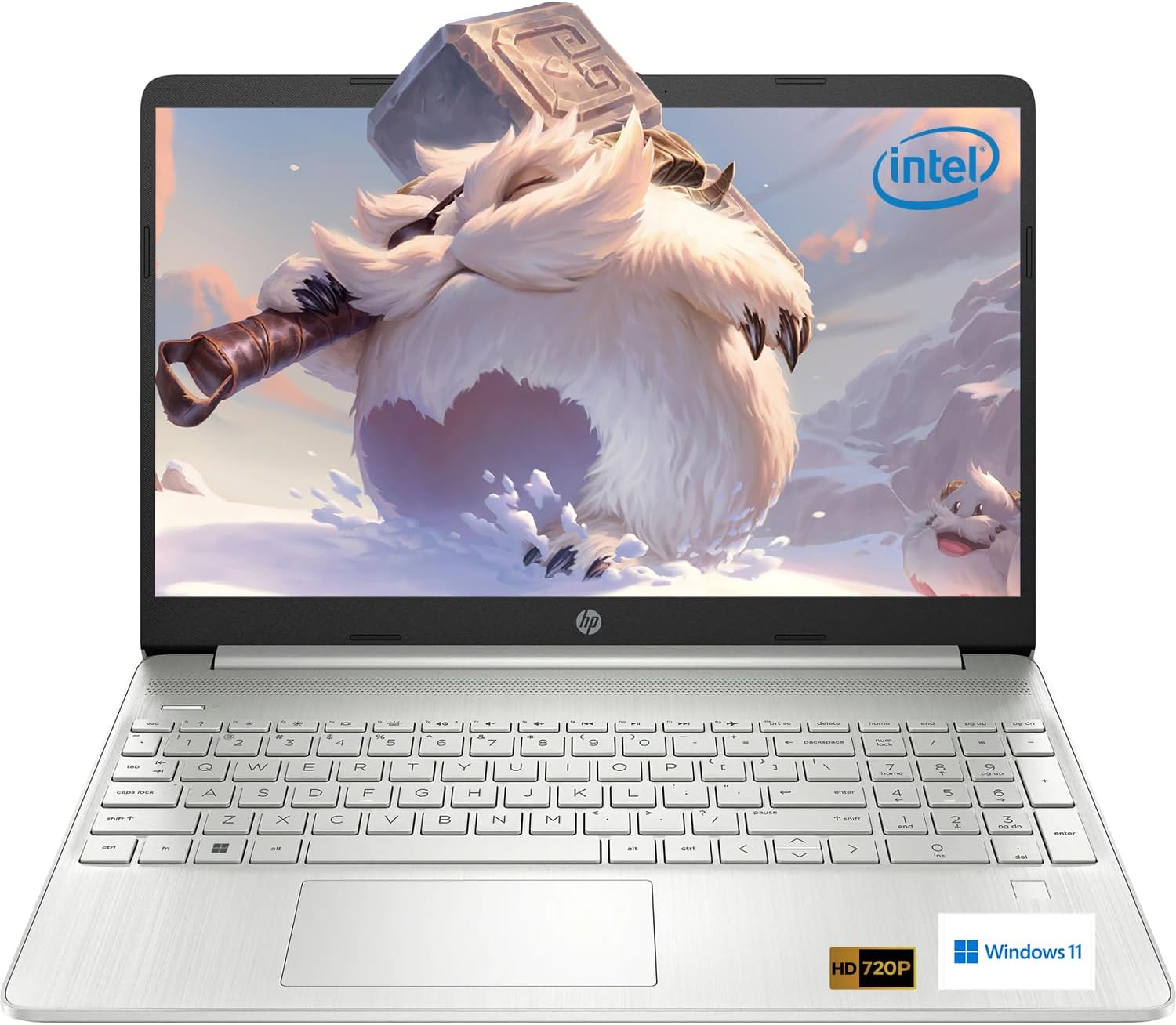 HP Laptop | 15.6" HD | Intel Processor | 32GB DDR4 RAM | 512GB SSD | Intel UHD Graphics | 720p HD Camera | WiFi & Bluetooth | Windows 11 Pro | School & Business | Productivity & Learning