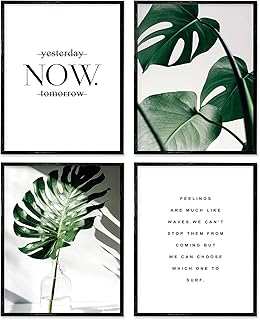 Botanical Prints Poster Wall Decor, Motivational Wall Art Prints Poster,...