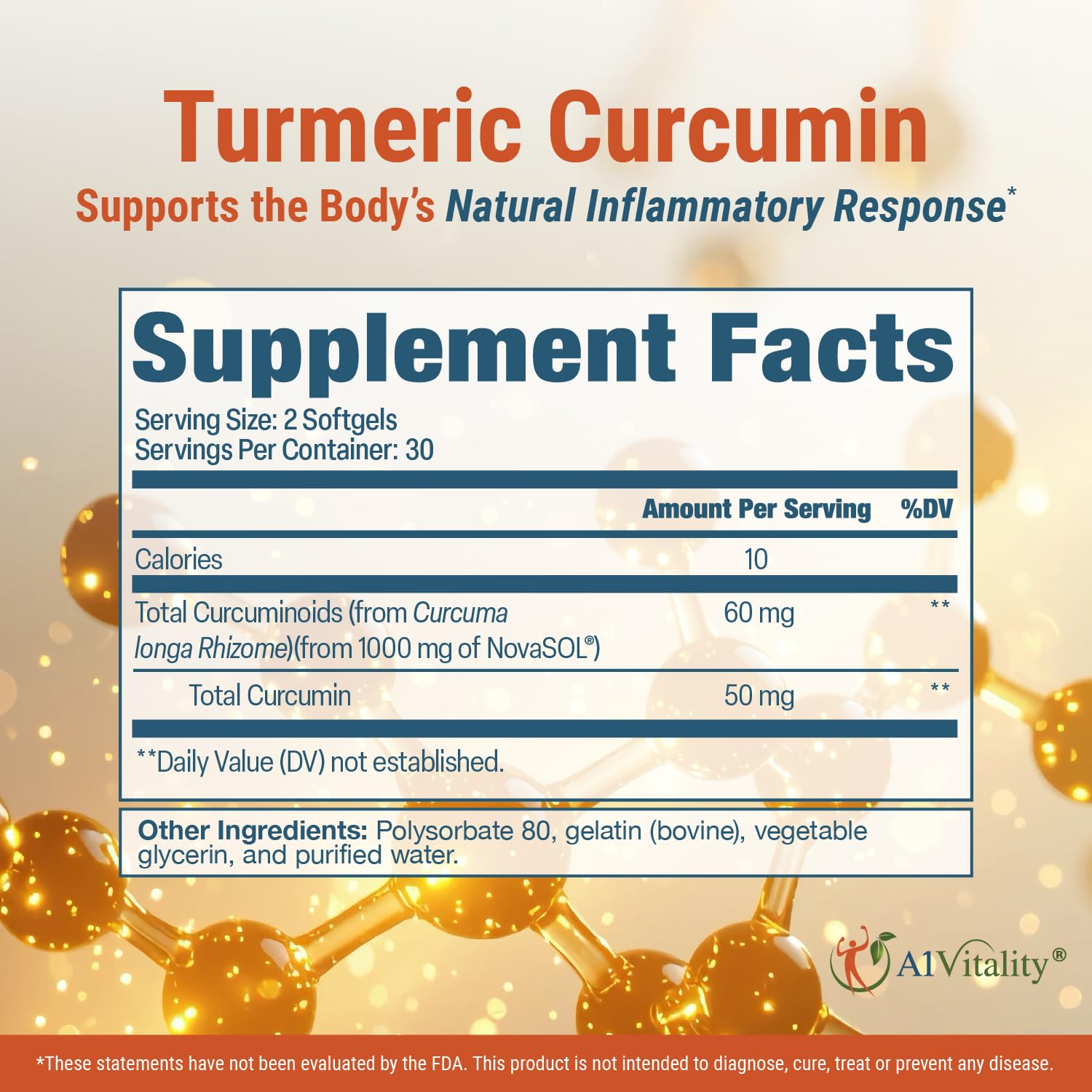 NovaSOL Turmeric Curcumin 1000mg – Clinically Proven 185x Higher Absorption – Promotes Joint Comfort, Mobility & Overall Wellness – Non-GMO, Doctor Formulated, 60 Softgels. — Amazon image 7