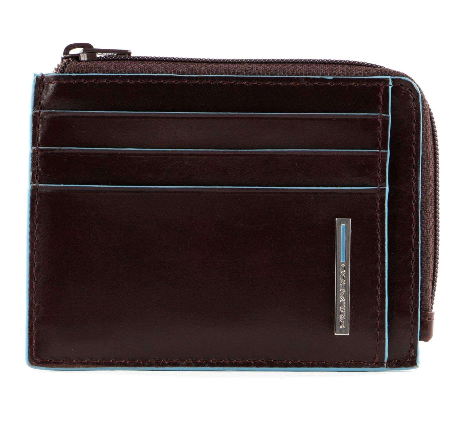 PIQUADRO Porta Carte Di Credito In Pelle, Accessorio da Viaggio-Portafoglio Unisex Adulto | Protezione antifrode, Vani organizzati, Compatto, Uso quotidiano