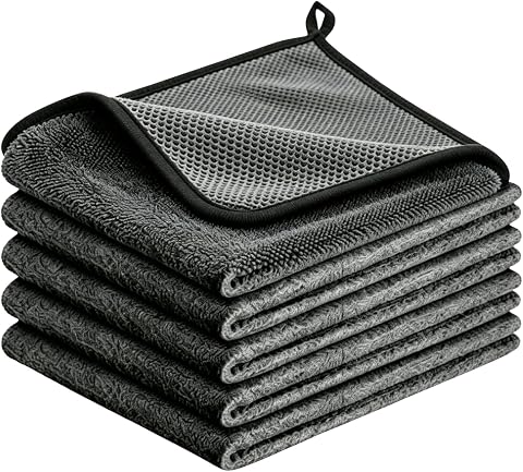 5Pcs Thickened Magic Cleaning Cloth,Microfiber Cleaning R...
