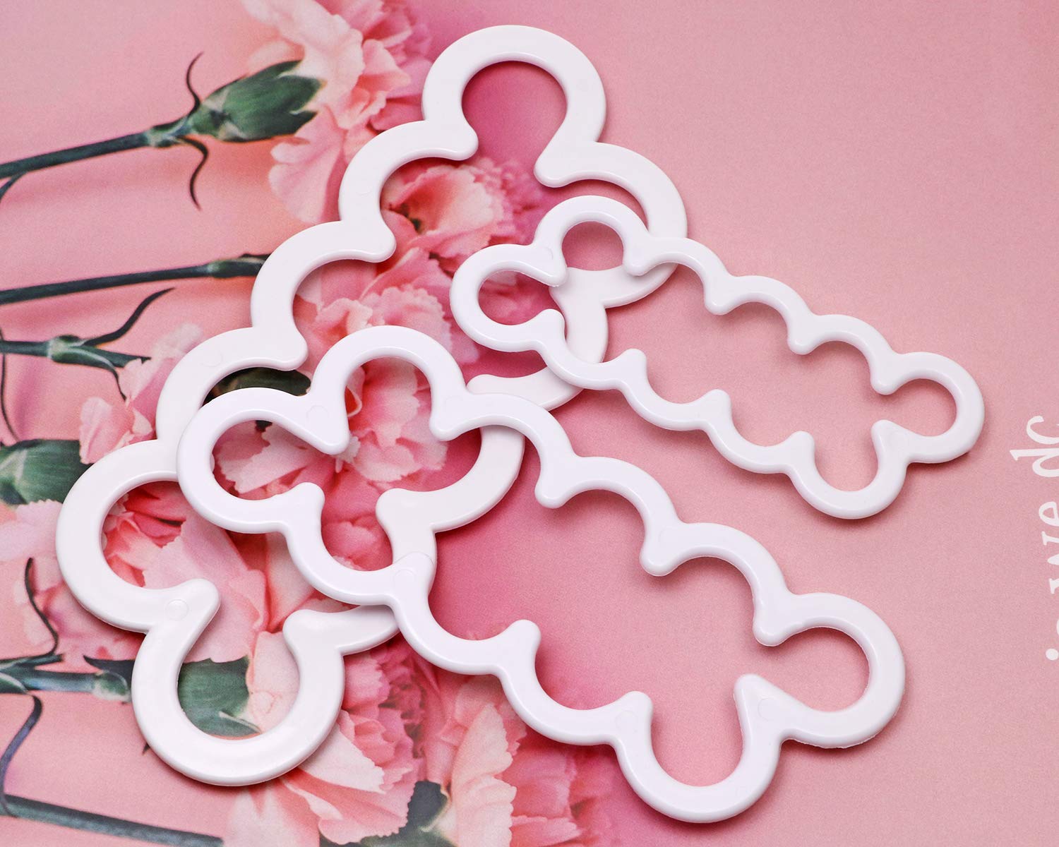Decoración de pasteles de pasta de goma de flores de azúcar artesanal más fácil de rosas jamás molde Fondant Rose Maker (3 unidades, blanco) 4