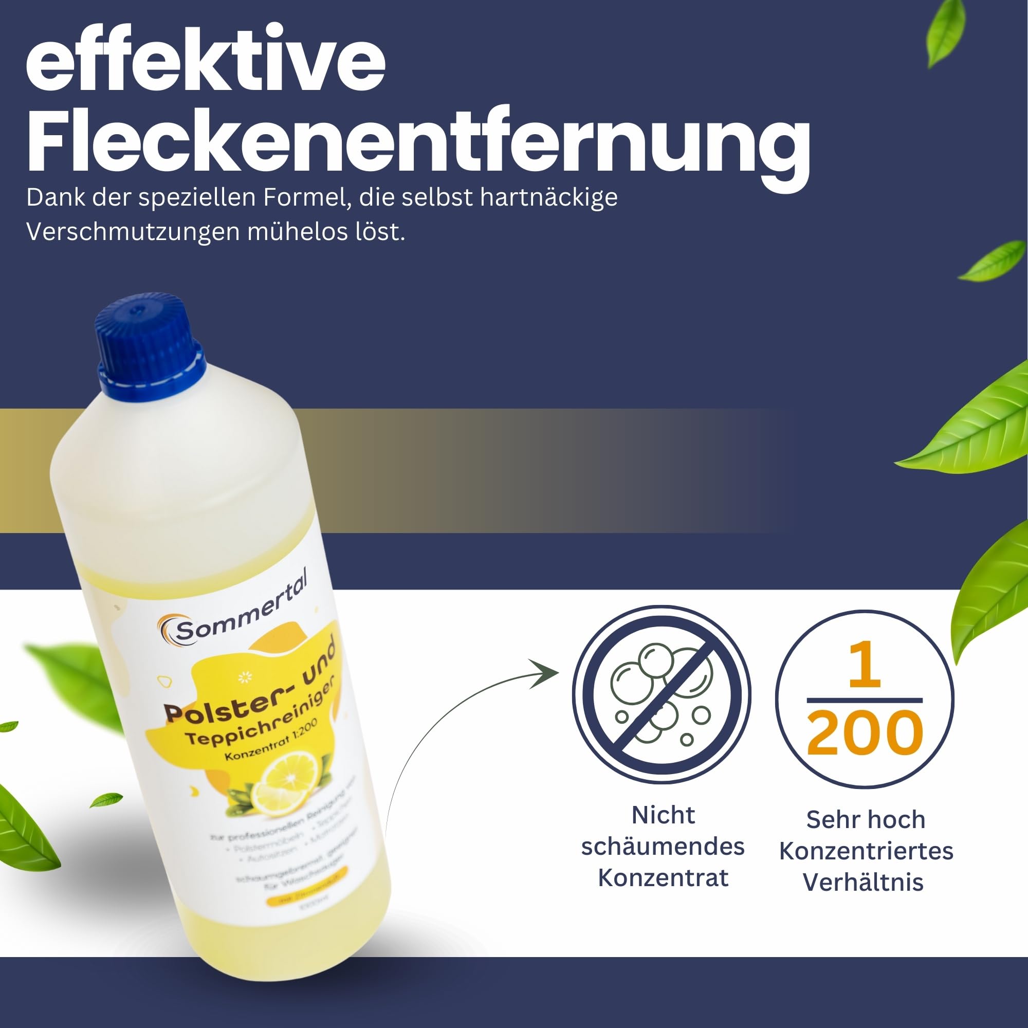 952 - 1 flacone di shampoo per tappeti, da 1 l, per tutte le lavatappeti, resa altissima! Rapporto di miscelazione 1:200 - testato e raccomandato per macchine HYDRO 7000, AQUAFILTER 2000 ed EXTRA 2000