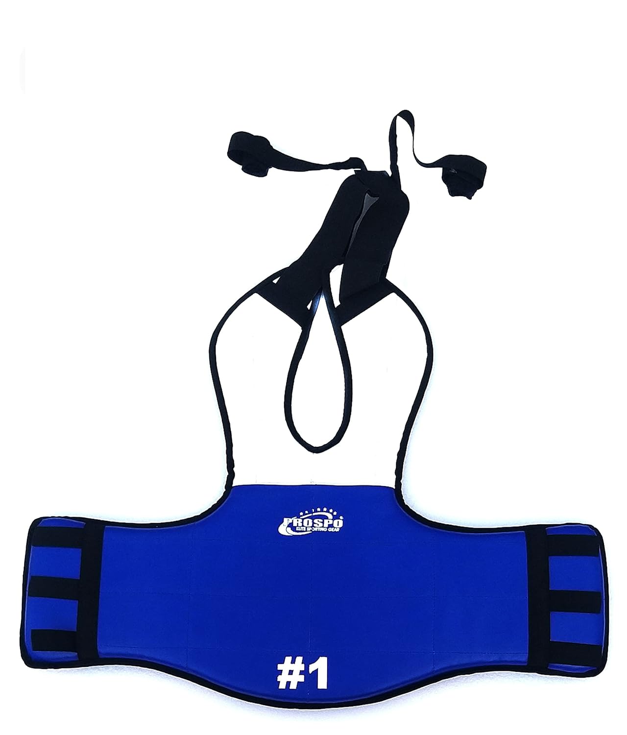 Prospo Taekwondo Chest Guard Plain (Reversible) Chest Protector/ Solid