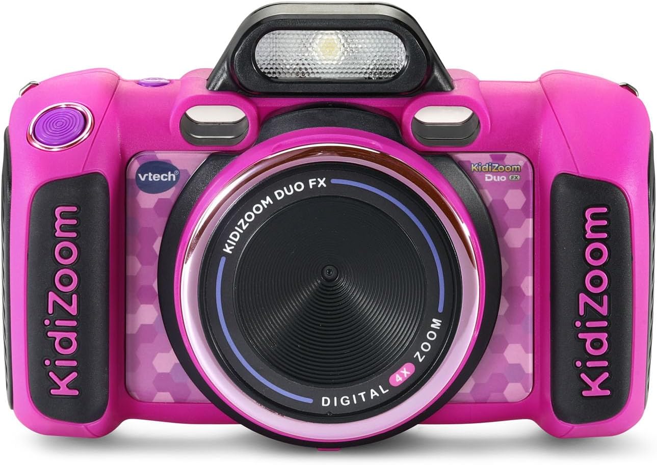 VTech KidiZoom Duo Camera FX Kids Digital Dual Cameras, Pink