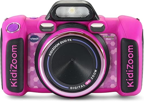 VTech KidiZoom Duo Camera FX Kids - Cámaras digitales duales, color rosa Rosa,Azul