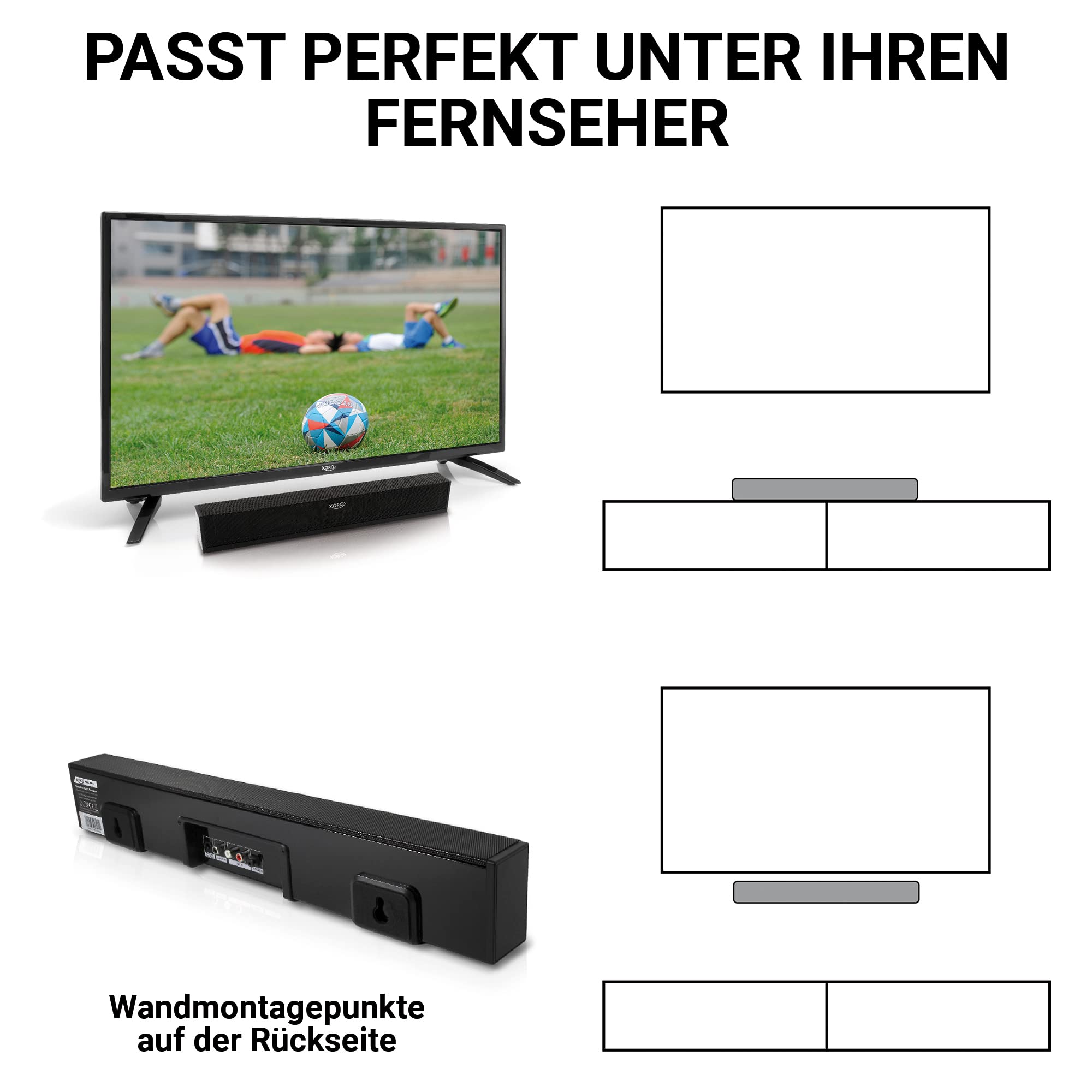 XORO HSB 50 V2, SOUNDBAR, 25W