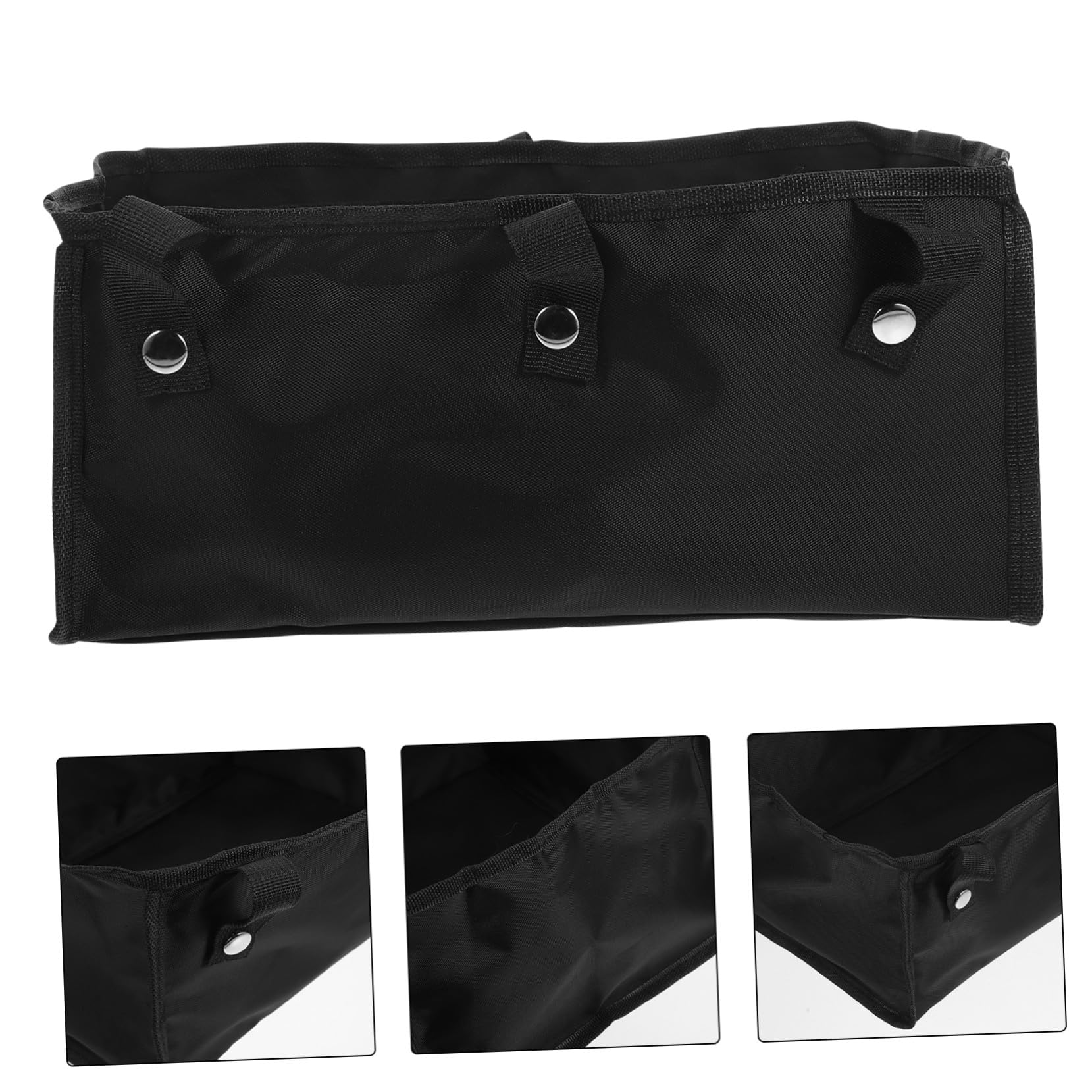 Bolsa Colgante para Andador con Gran Capacidad Diseño Resistente para Almacenamiento bajo Asiento para Usuarios Mayores y Ayudas de Movilidad Color Negro