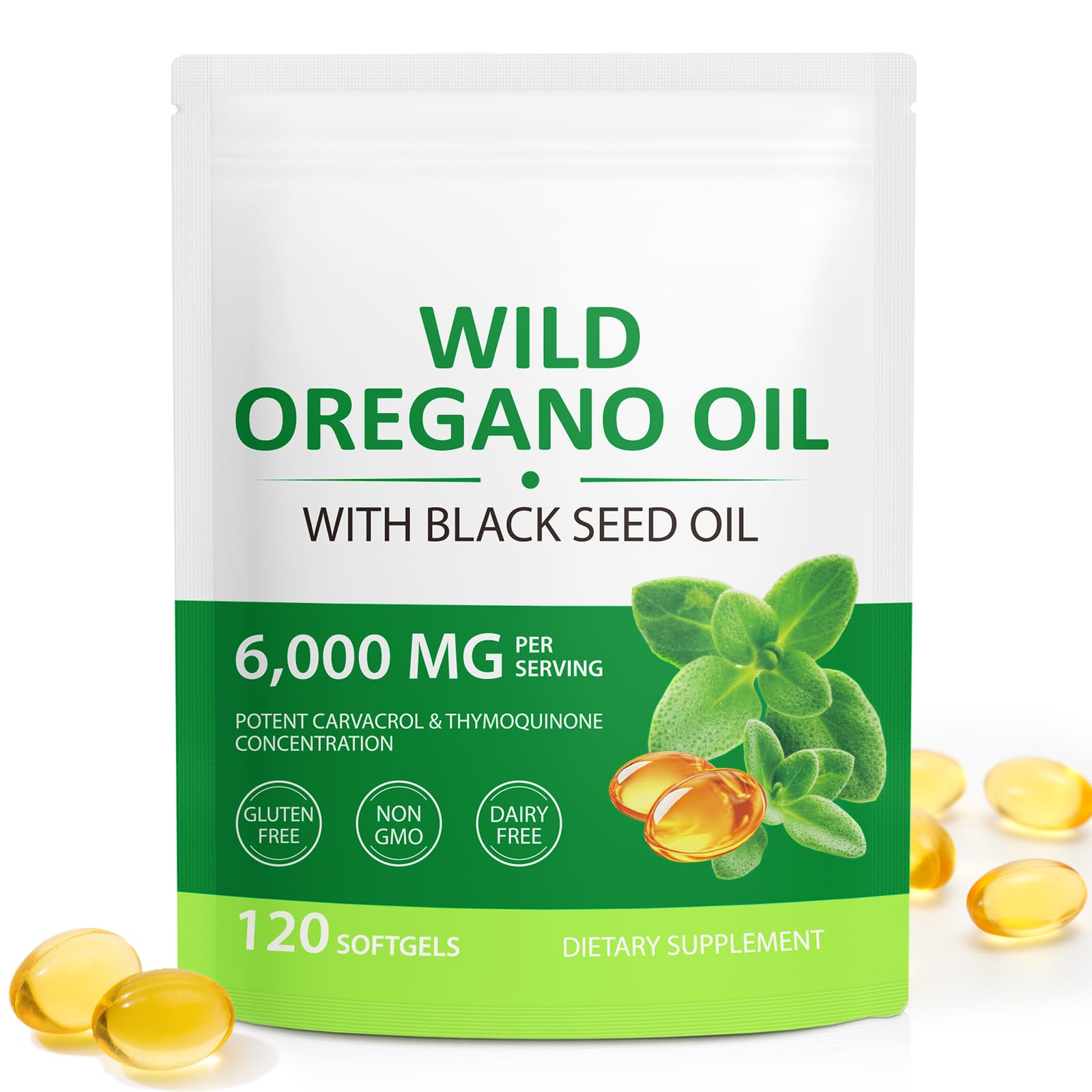 Cacukn Oregano and Black Seed Capsules
