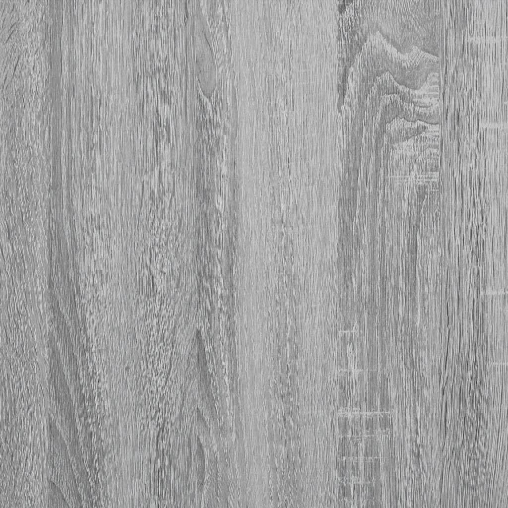 Detailed close-up of the grey engineered wood texture of the Sonoma 848837 TV cabinet.