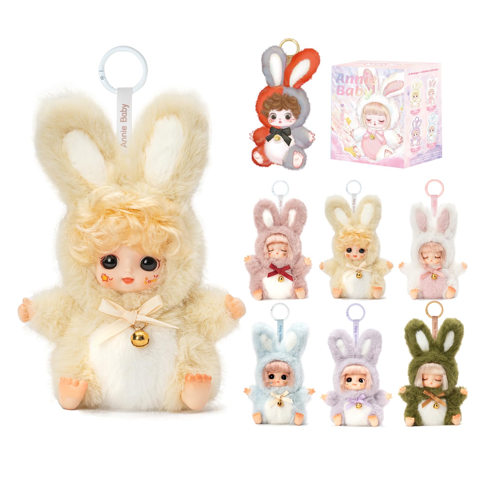 Youkali Annie Baby Plush Doll Blind Box Figure 1PCS, Love Descends