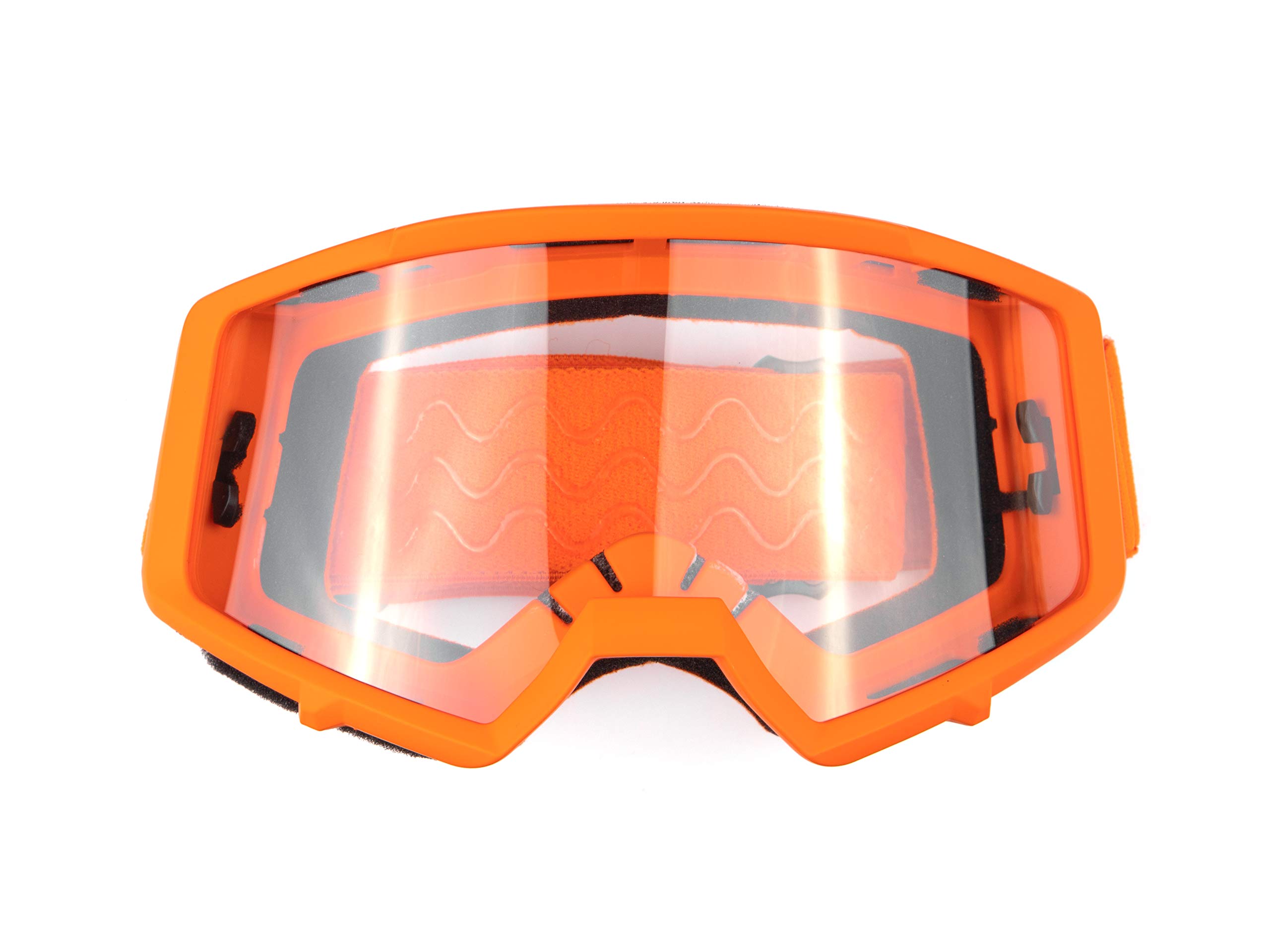Typhoon Motocross Goggles Dirt Bike ATV Goggles Motorcycle Off Road Unisex Adult and Youth - Orange