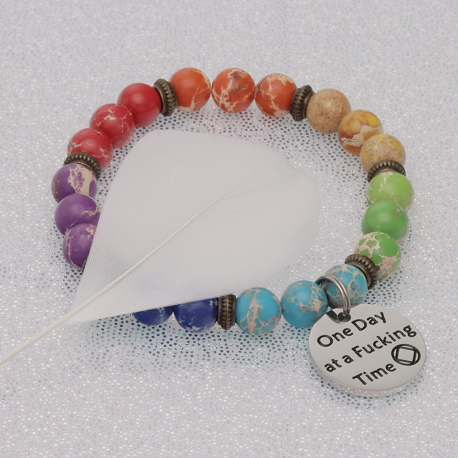 Kivosliviz Recovery Gifts for Women Bracelet Gift for Sobriety AA Gifts for Women NA Recovery Addiction Gifts Sobriety Bracelet - Image 5