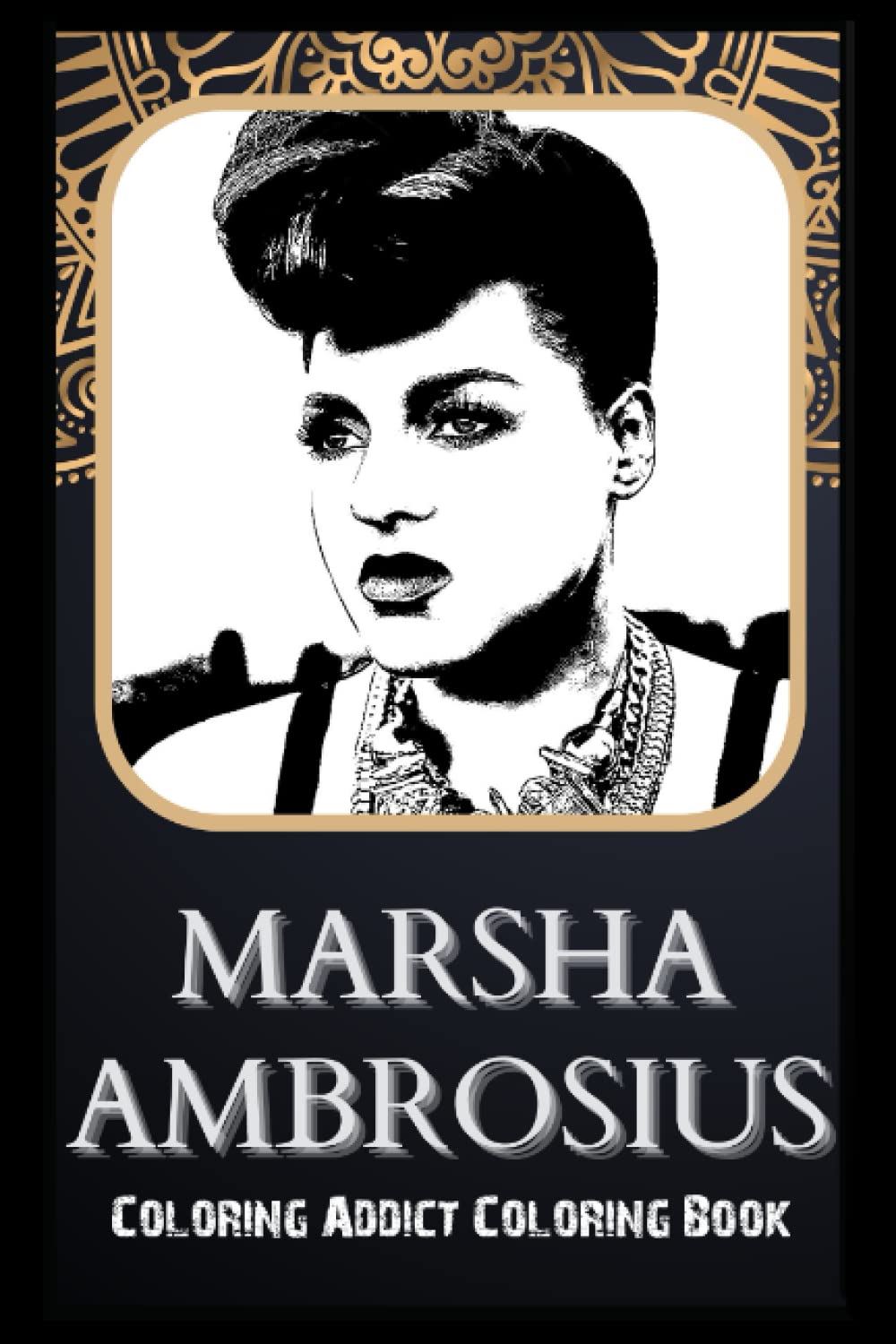 Coloring Addict Coloring Book: Marsha Ambrosius Illustrations To Manage Anxiety Paperback