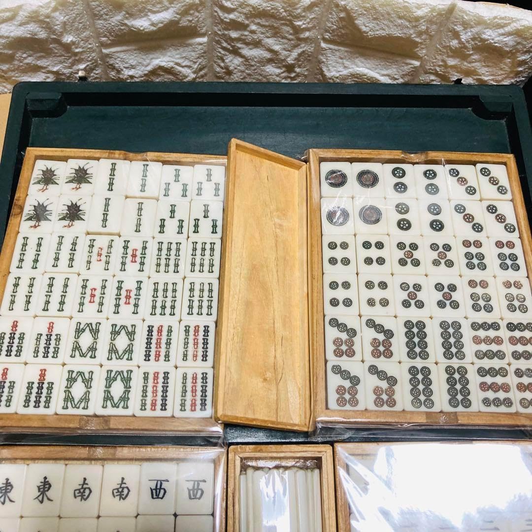 未使用品　牌未開封　背竹麻雀牌セット 牌未開封 背竹麻雀牌セット 未使用品 牌未開封 背竹麻雀牌セット