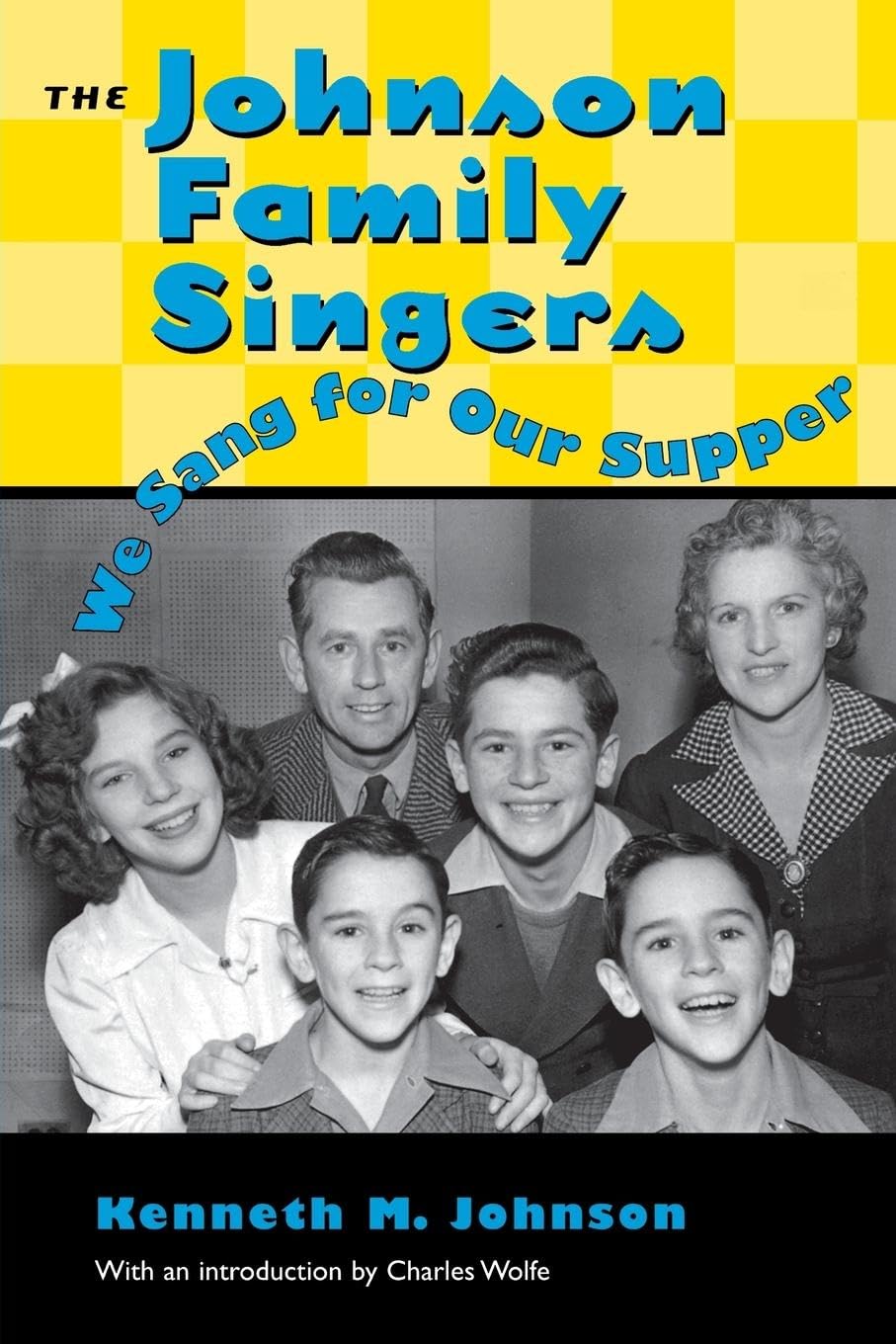 The Johnson Family Singers We Sang for Our Supper album rétro pour soirées et détente au salon