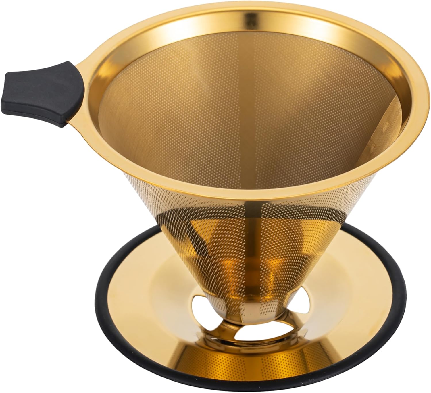 Pour Over Coffee Dripper INSINTAR Reusable Stainless Steel Pour Over Coffee Filter Paperless