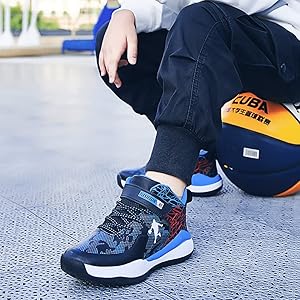 Amazon.co.jp: [BROHN] バスケットシューズ キッズ バスケット