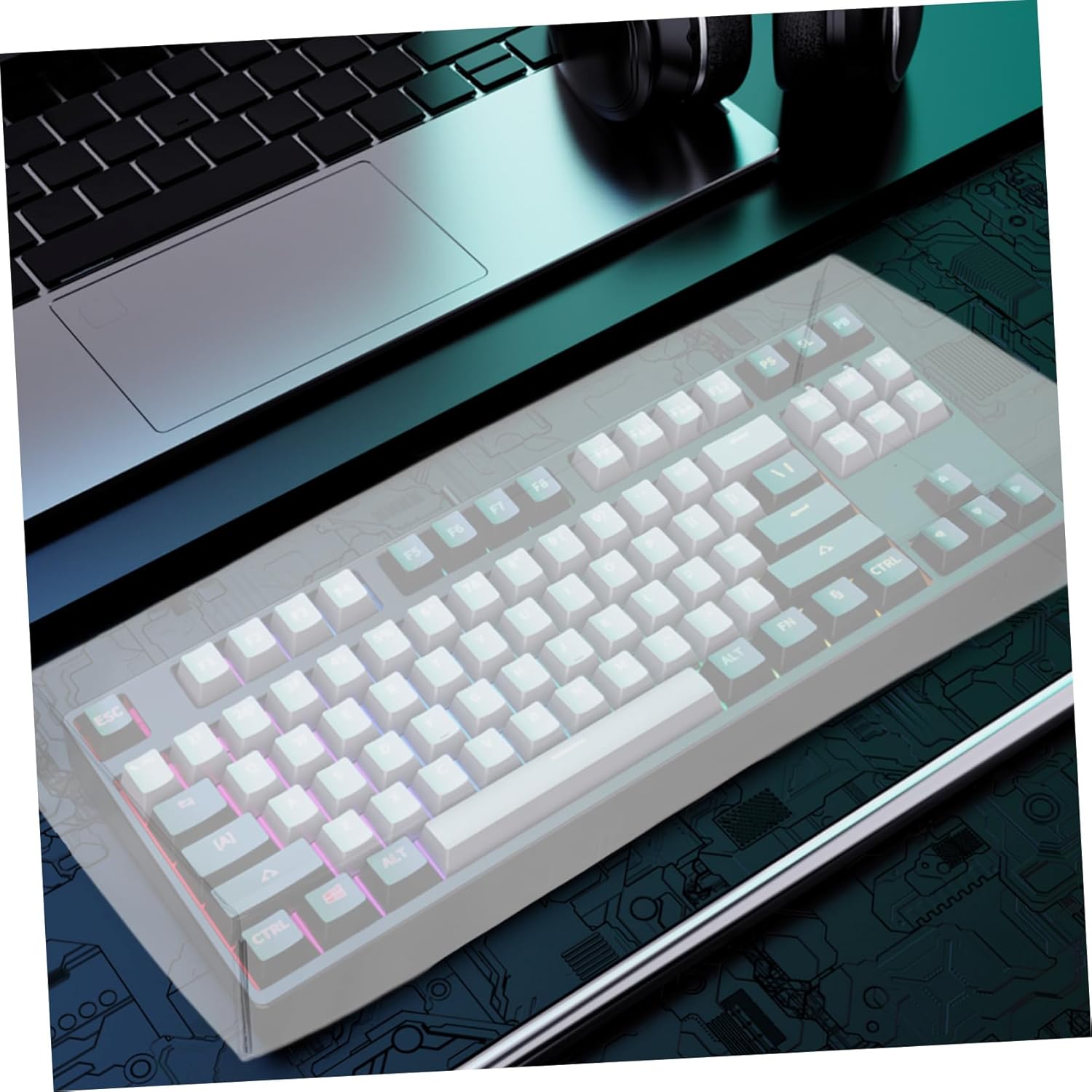 Acrylic Keyboard Dust Cover Transparent Mechanical Keyboard Protector for Gaming and Home Use