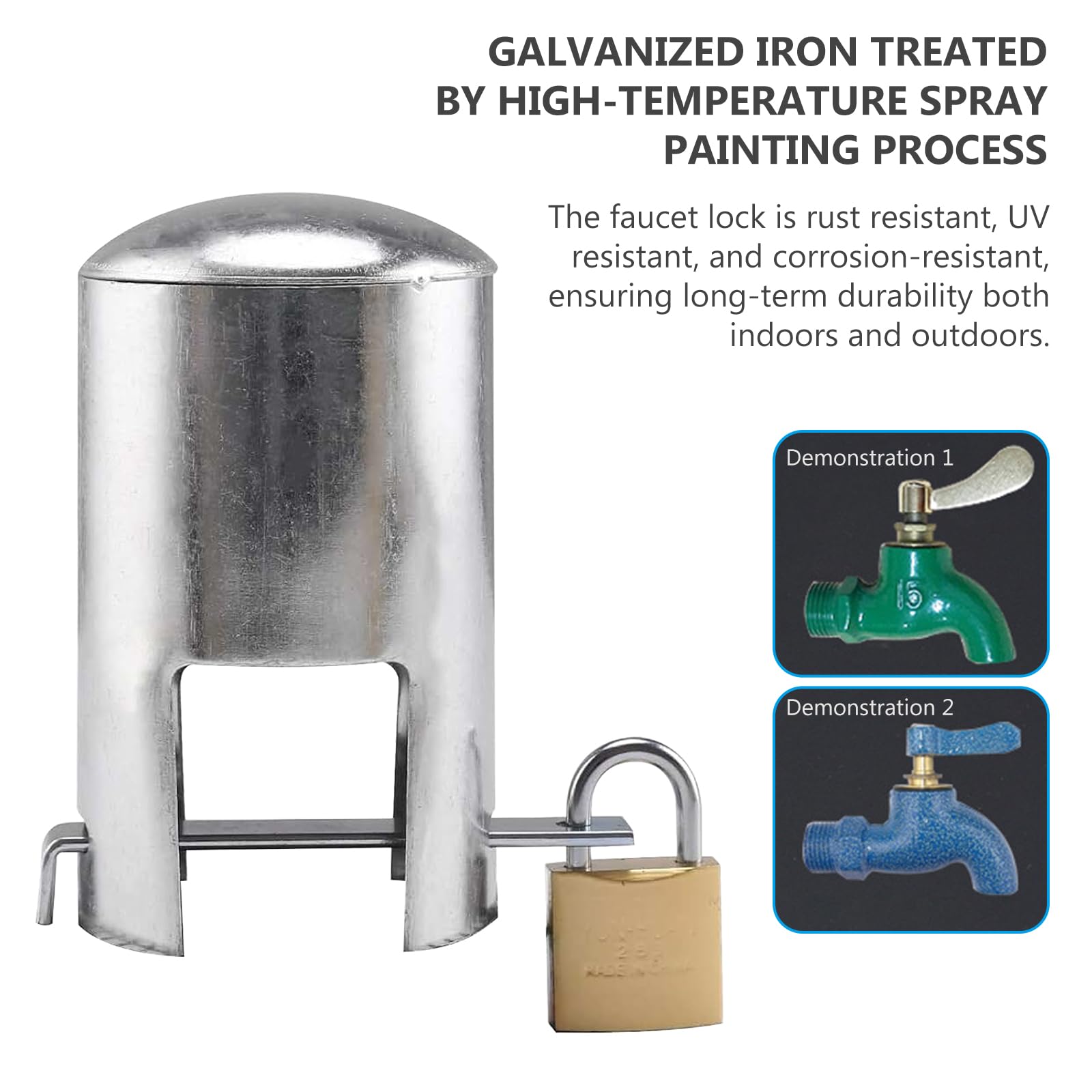 Wasserhahn Schloss - Abschließbarer Außenschutz Gegen Diebstahl Und Vandalismus