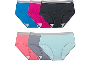 Eversoft Cotton Women's Briefs, Tagless, Breathable and Comfortable