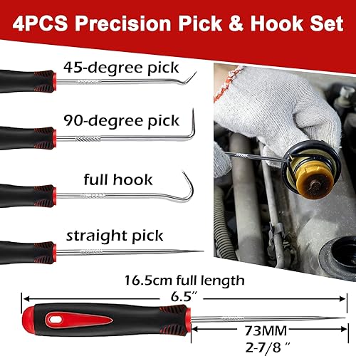 Miniatura 23 de Keze Juego de 3 alicates de clip automático y removedor de sujetadores, kit de reparación de herramientas de palanca de extracción de remaches