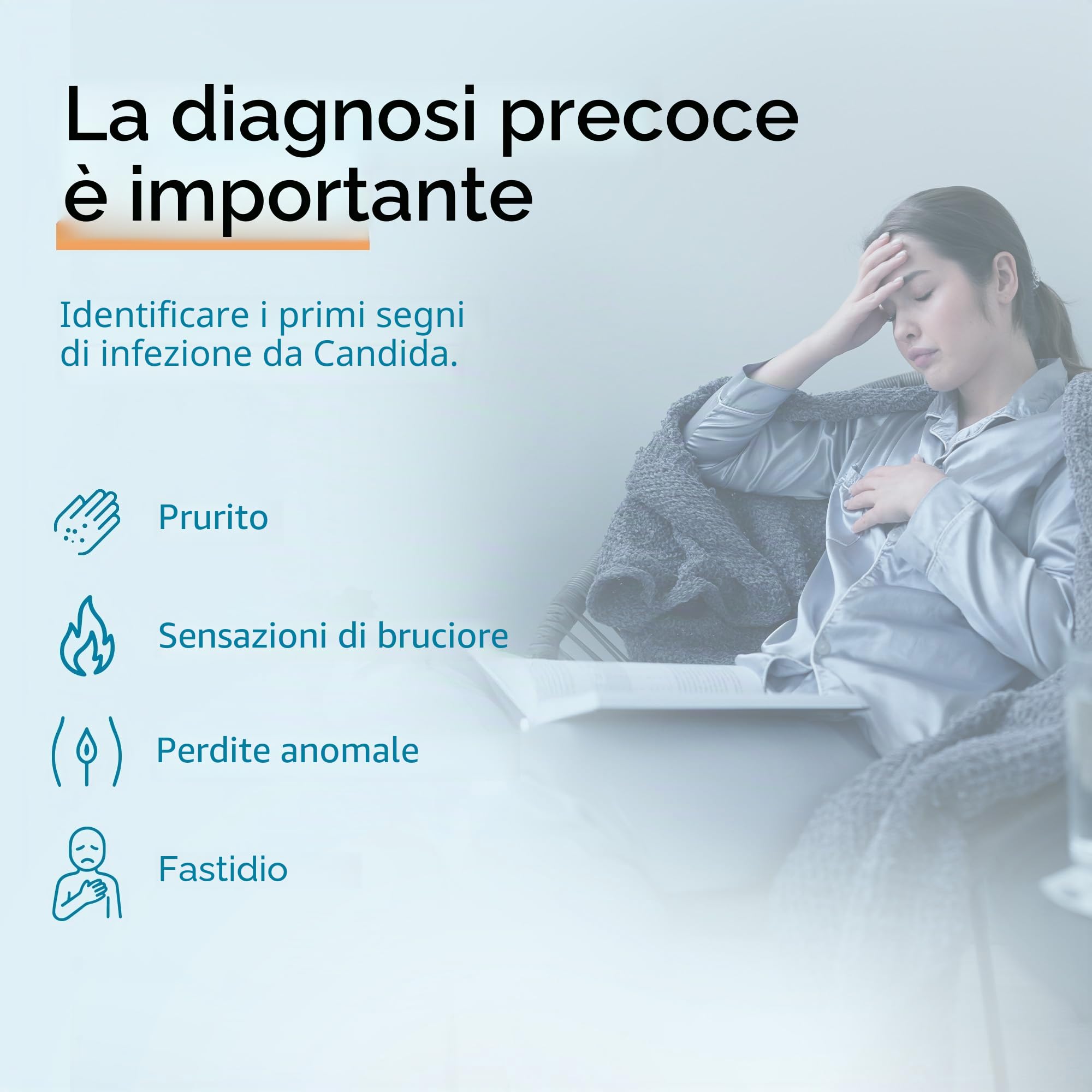 GetTested Kit per Test Candida a Casa - Kit per Test Rapido del Mughetto per Donne, Tampone Vaginale Candida Albicans Auto-Test, Risultati Rapidi e Accurati