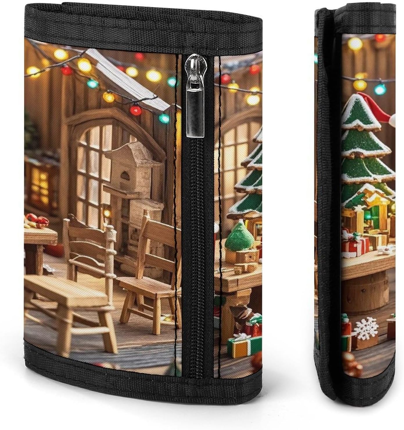 Stylish Trifold Wallet Slim Minimalist Front Pocket Cards Purse image 3