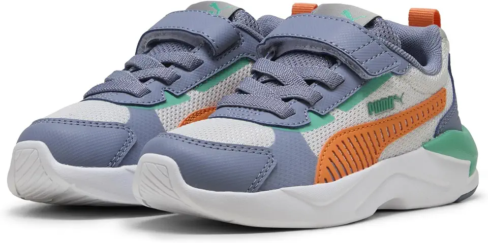 PUMA Feather Gray Melon Glow Gray Sky Vibrant