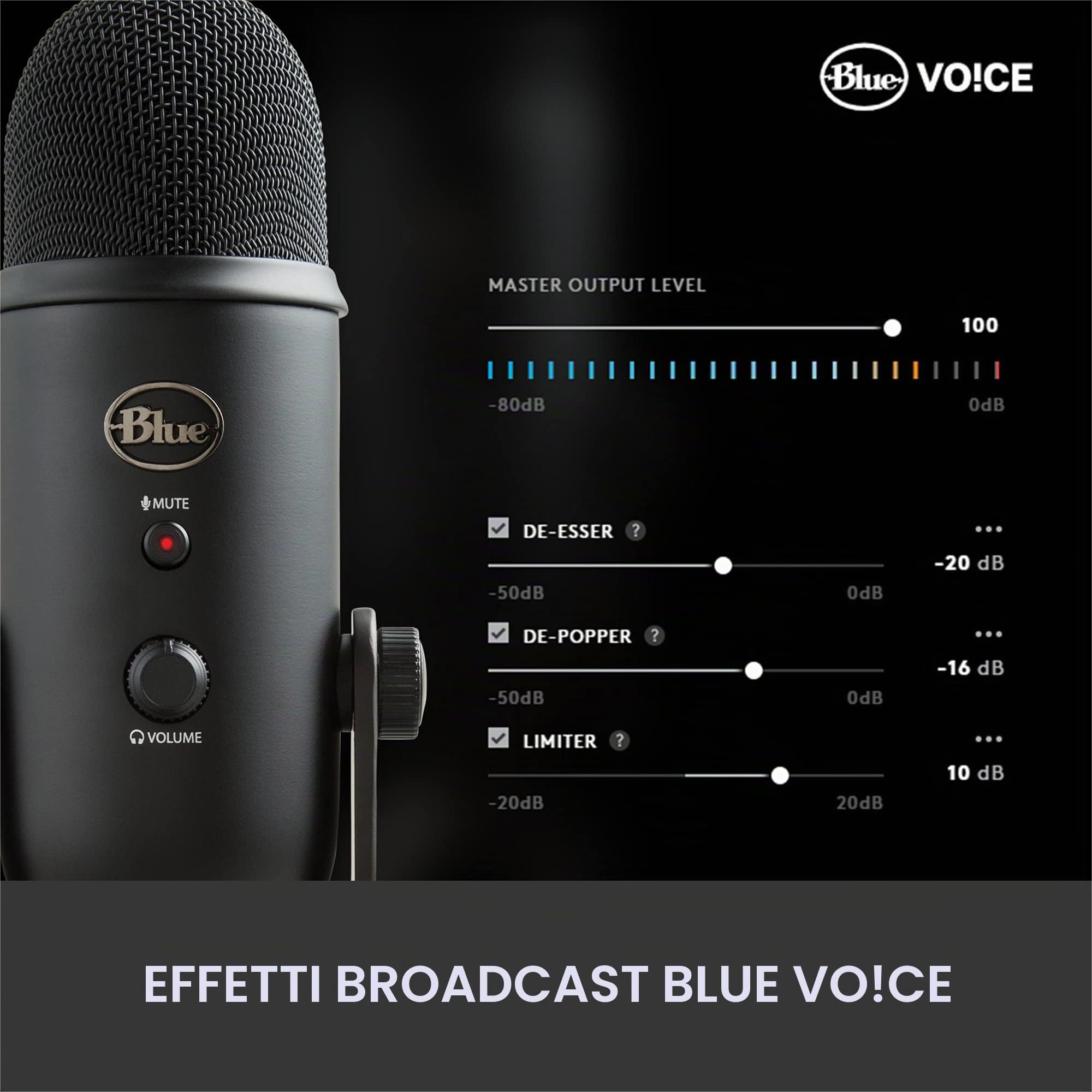 Logitech Blue Microfoni Yeti 10-Year Anniversary Edition Microfono USB Argento