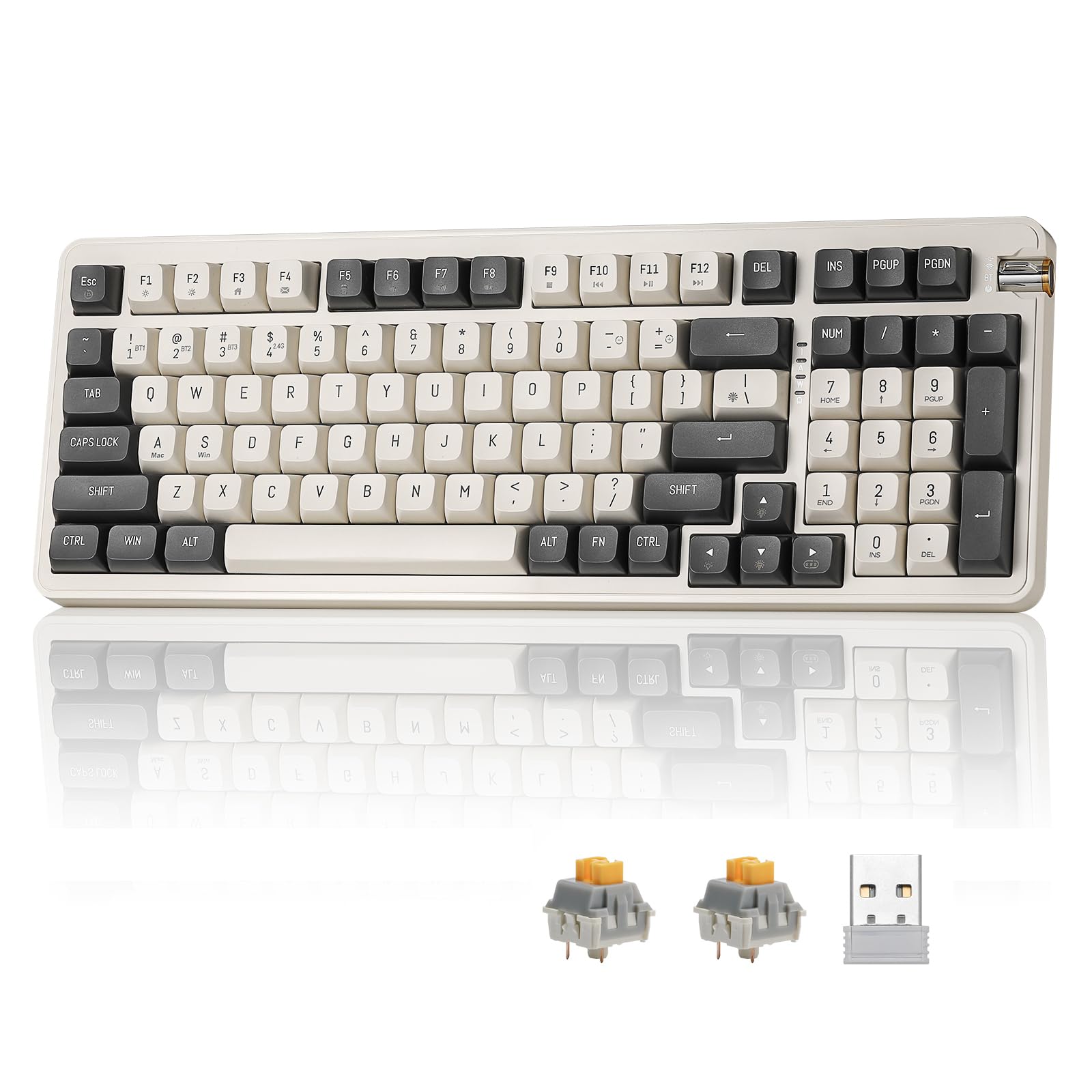 Amazon.com: DarkFlash DF98 Wireless Mechanical Keyboard - 3-Modes