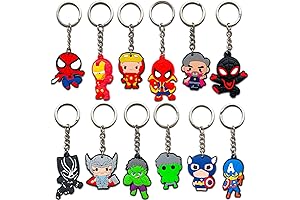 Purifyo Cartoon Keychain Series | Decorate Your Life with Marvel Heroes | 12 Pcs