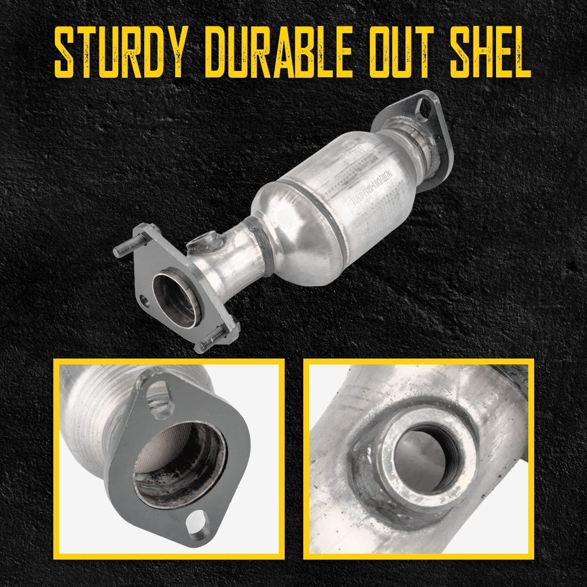 Snapklik.com : MARSFLUX Catalytic Converter Stainless Steel Replacement ...