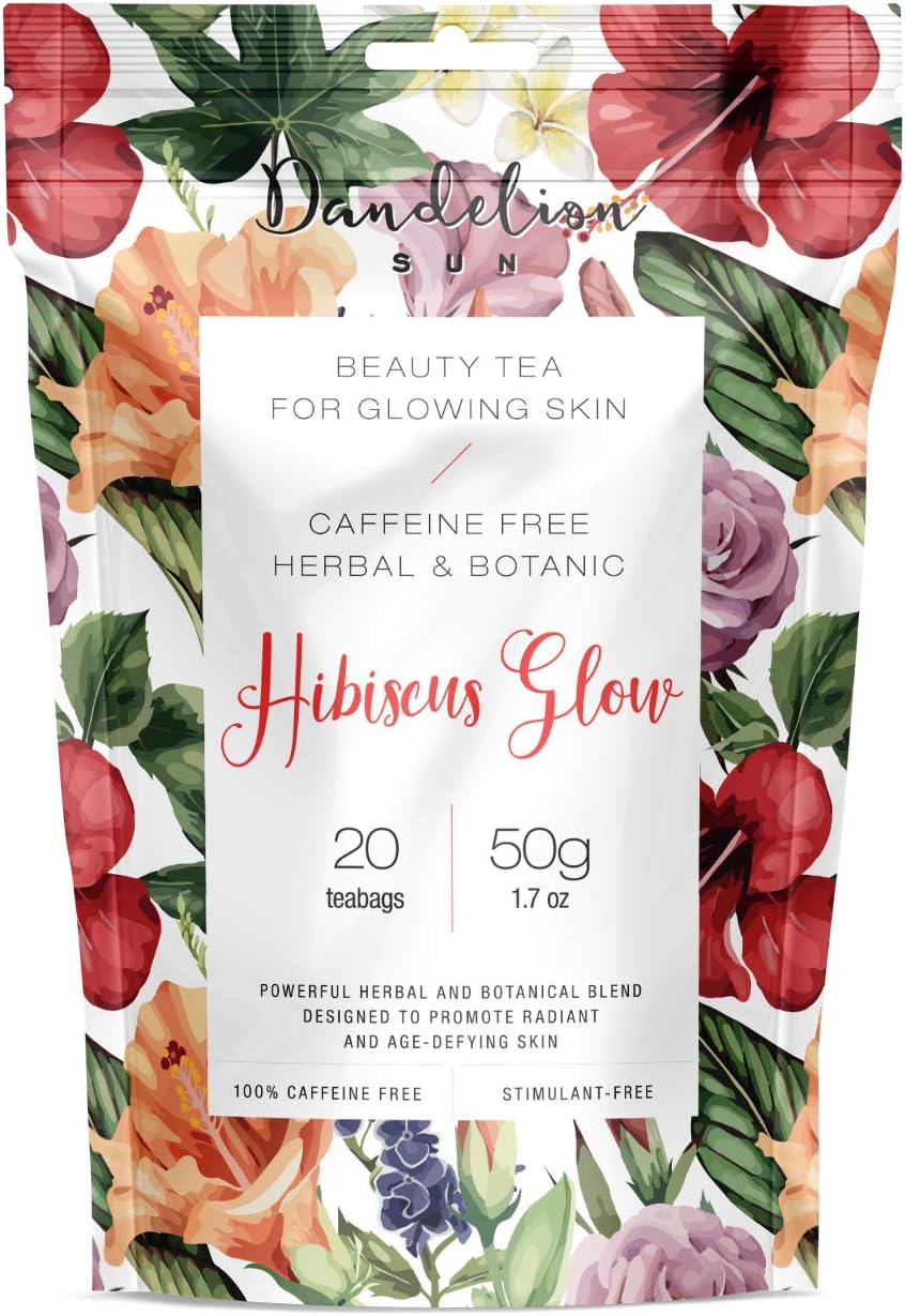 Dandelion Sun Organic Botanic Herbal Skinny Tea to Promote Healthy Skin, Body Detox Cleanse, Boost Metabolism and Energy