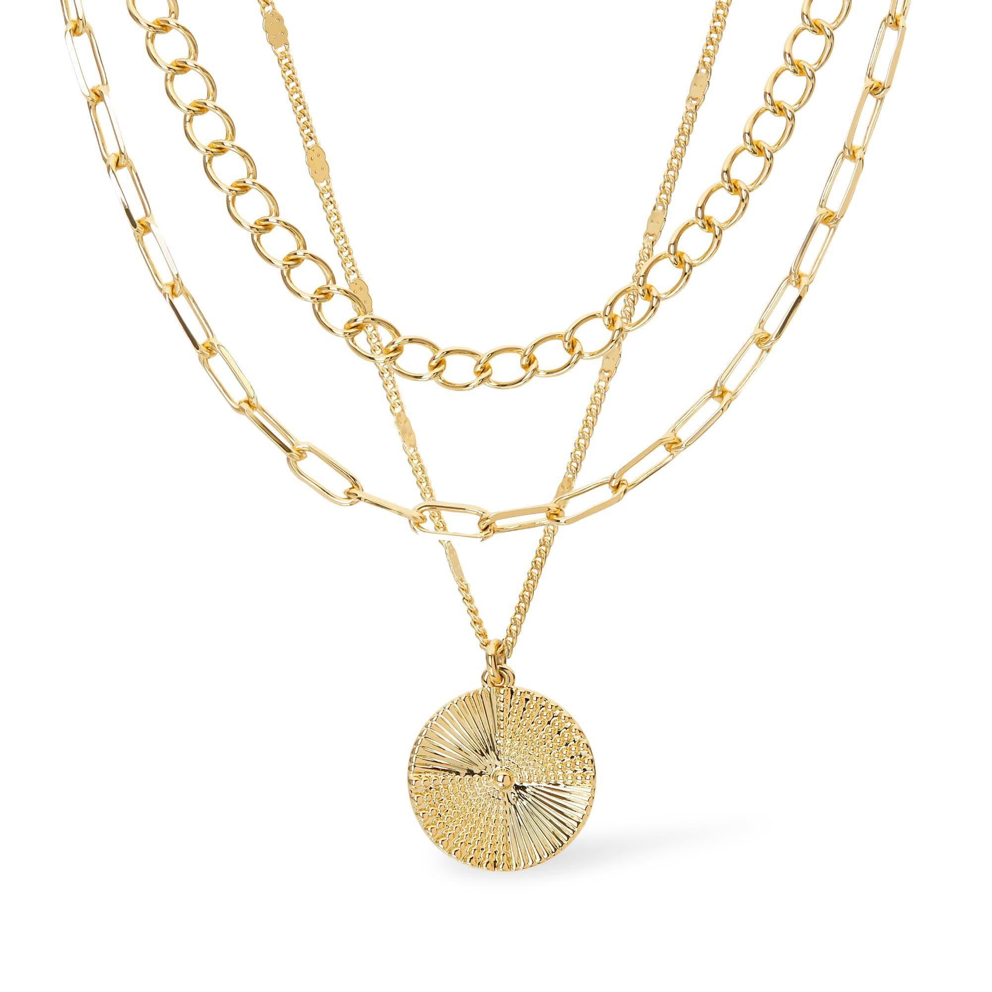Ana Luisa Layered Gold Necklace Set