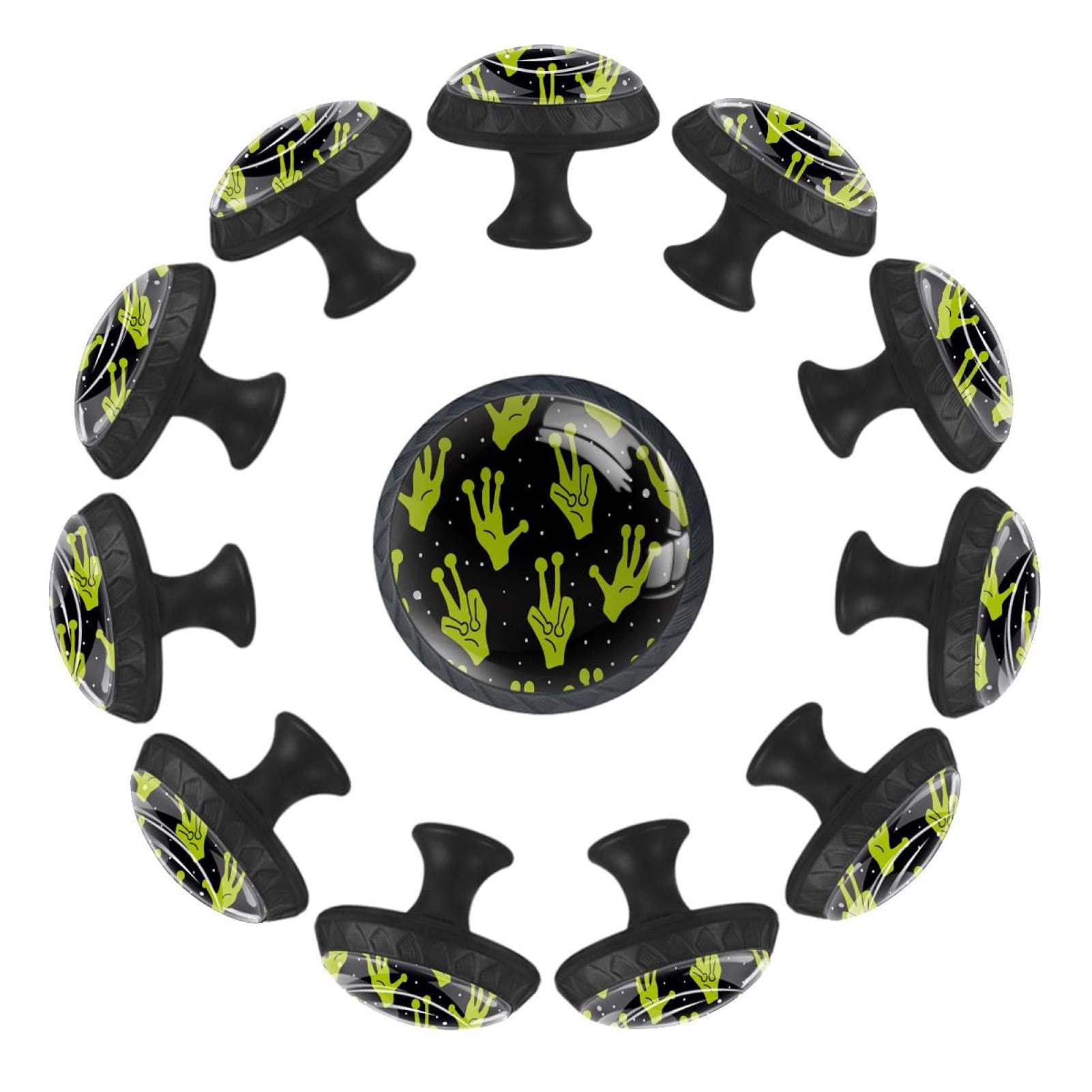 Boutons de tiroir Aliens Hands pour décorer une salle de jeux d'enfant