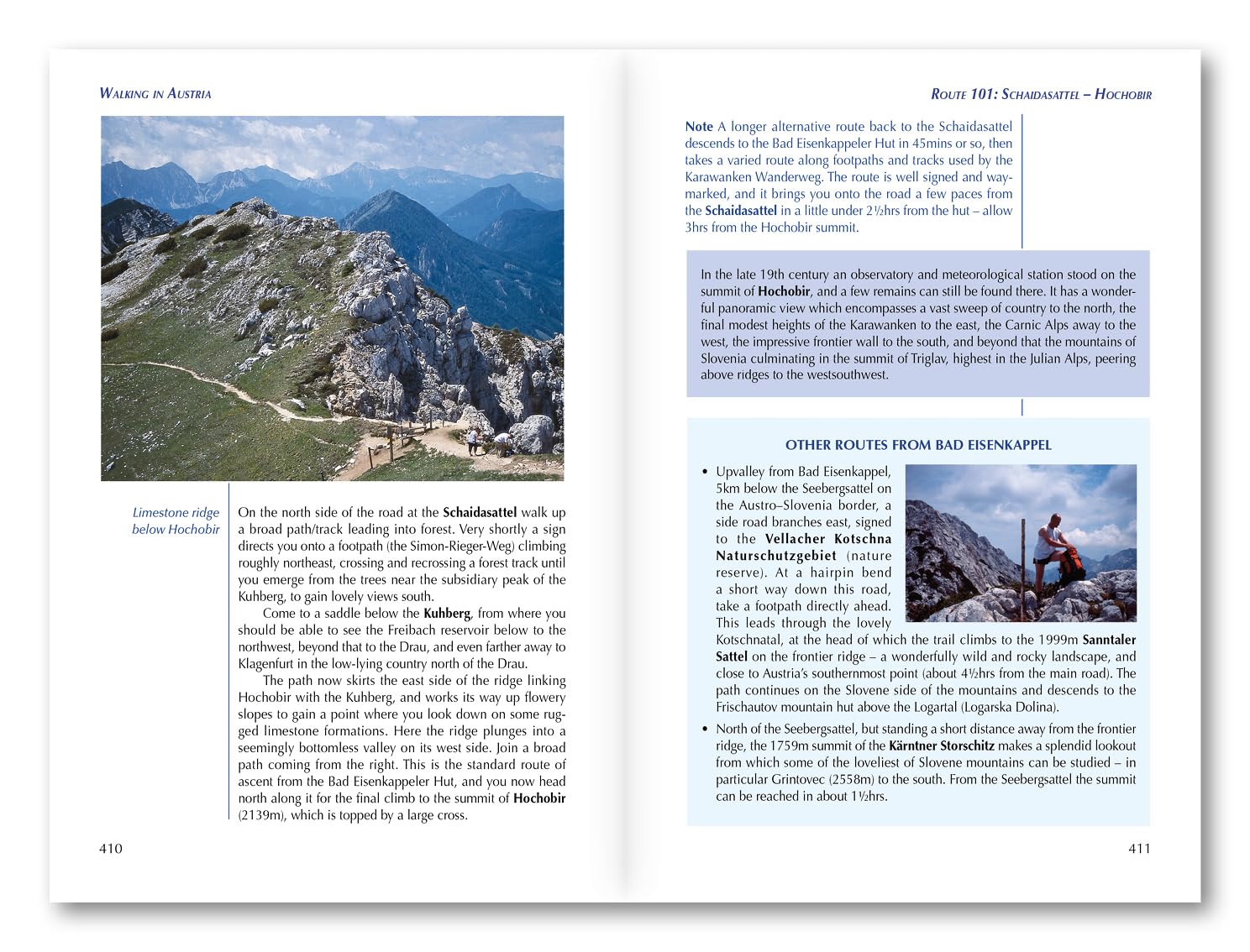 Walking in Austria: 101 Routes - Day Walks, Multi-Day Treks and Classic Hut-To-Hut Tours