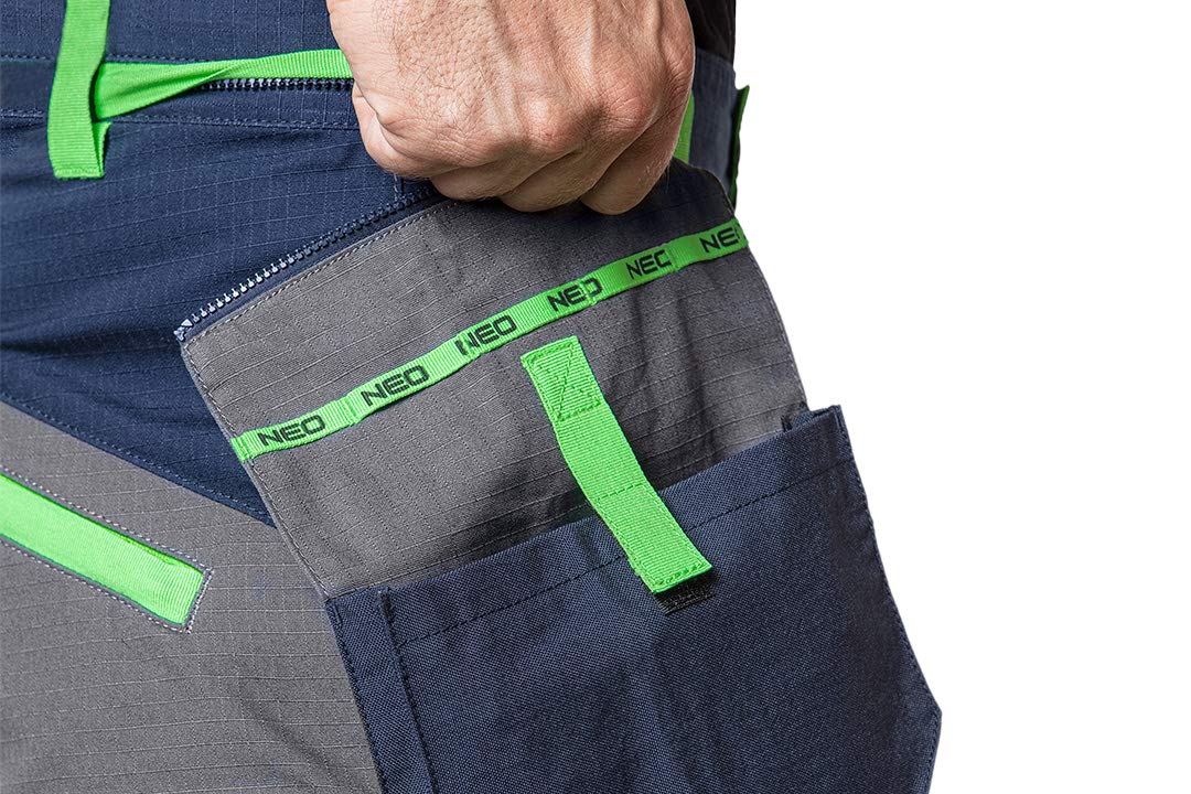 NEO TOOLS Pantaloni da Lavoro Cargo Uomo