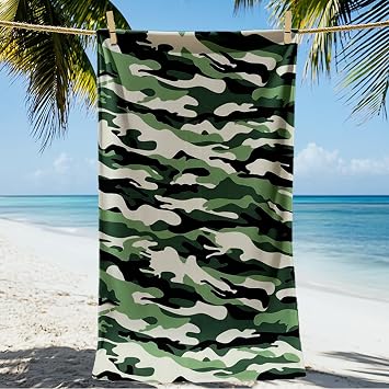 JYK Oversize Beach Towel 30 * 60inch, Soft Microfiber, Ultra Absorbent, Quick Drying, Lightweight and Super Soft Extra Large Sand Free Beach Towels, Ideal Vacation Gift for Kids Men Women