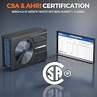 Vista 6 de DR. Infrared Heater DR-650HP Inversor CC completo 65,000 BTU bomba de calor para piscina en el suelo y sobre el suelo, control inteligente WiFi a