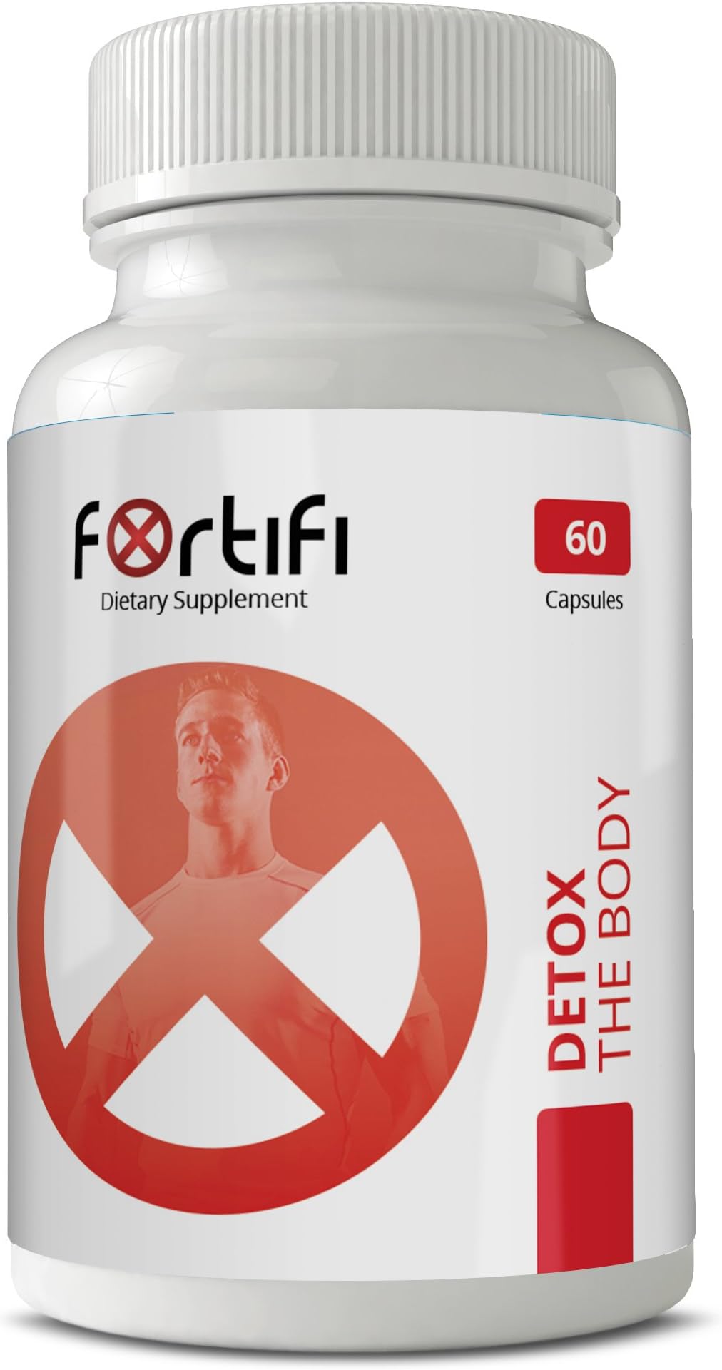 DETOX by fortifi​™: Colon Detox, Toxin Flush & Gut Cleanse Formula - Vegetarian, Dairy & Gluten Free - Made in USA (30-Day Supply)